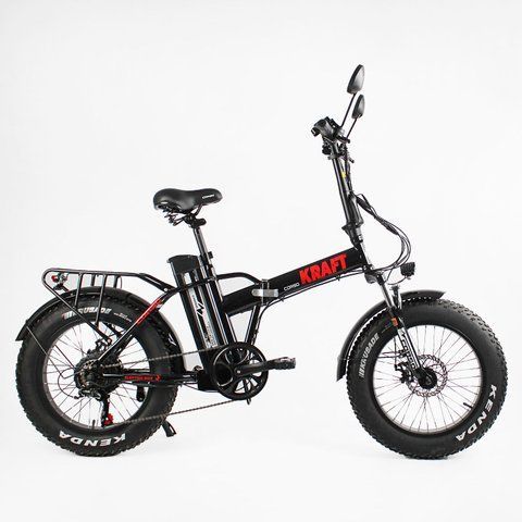 Електровелосипед Corso &laquo;Kraft&raquo; 20" дюймів KR-31007 (1) рама сталева, двигун 500W, акум. 48V15Ah KR-31007 фото