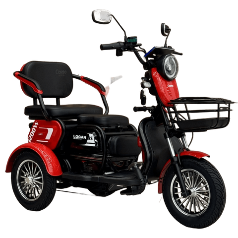 Електровелосипед Corso &laquo;Logan&raquo; LN-312009, двигун 1200W, акумулятор 72V/23Ah, колеса 300-10 Logan-Red фото