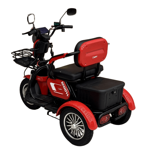 Електровелосипед Corso &laquo;Logan&raquo; LN-312009, двигун 1200W, акумулятор 72V/23Ah, колеса 300-10 Logan-Red фото