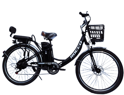 Електровелосипед Corso &laquo;ROCCO&raquo; 27.5" дюймів RC-27492 (1) ЧОРНИЙ, рама сталева, двигун 500W, акумулятор 48V20AH RC-27492 фото