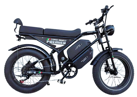 Електрофетбайк Corso &laquo;Premier&raquo; 20" дюймів PR-96150 (1) рама сталева, двигун 1500W, 2 акумулятори 2х48V18AH PR-96150 фото