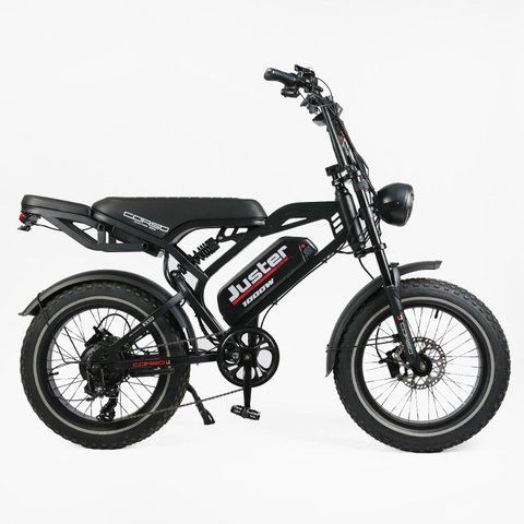 Електрофетбайк Corso &laquo;Juster&raquo; 20" дюймів J-40524 (1) рама сталева, двигун 1000W, акумулятор 48V18AH J-40524  фото