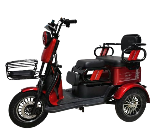 Електричний трицикл Corso &laquo;PROTEX&raquo; PR-377405 (1) + 1 ЯЩИК АКУМ, двигун 1200W, акумулятор графеновий 72V/23Ah PR-377405 фото